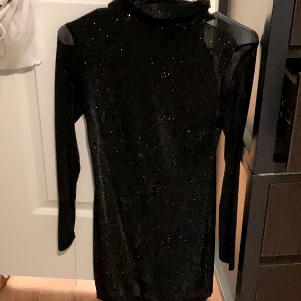 Black sparkly dress